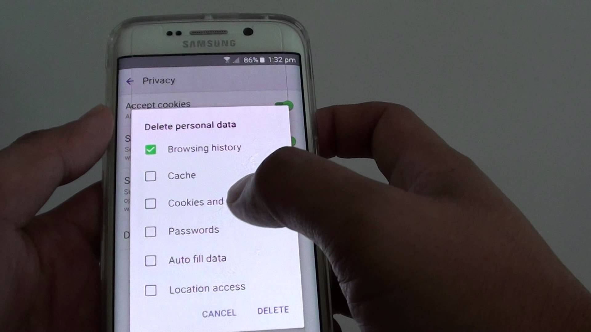 Section 2: How to Show and Clear Mobile Phones Browsing History 