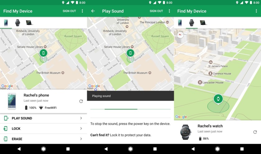 Way 5: Track the Location of A Smart Phone for Free By Find My Device
