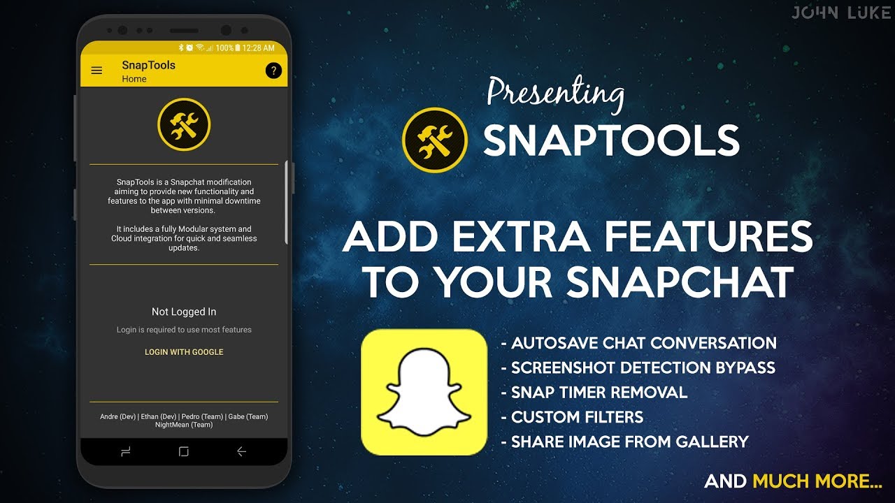 Hack Snapchat using Snaptools
