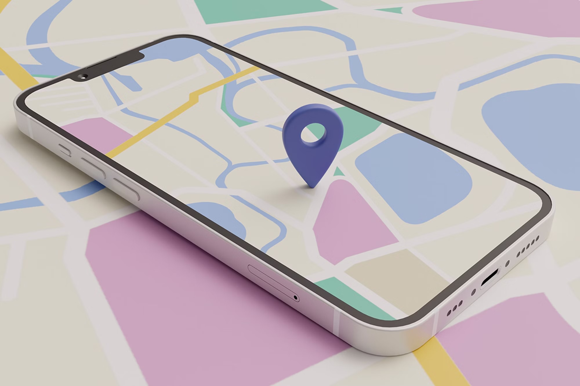 Google Find My Device map showing phone location