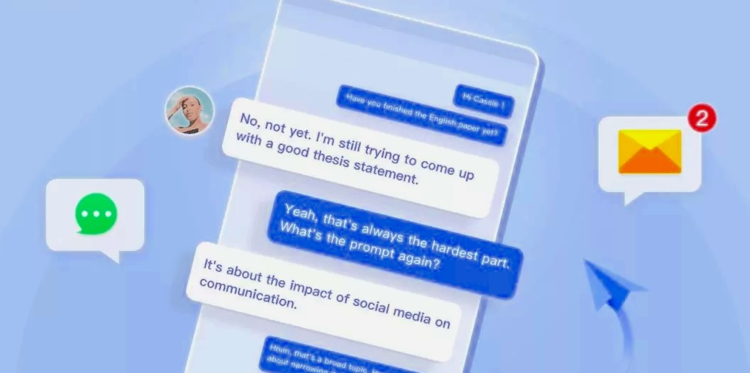 Google Messages for Web interface syncing messages