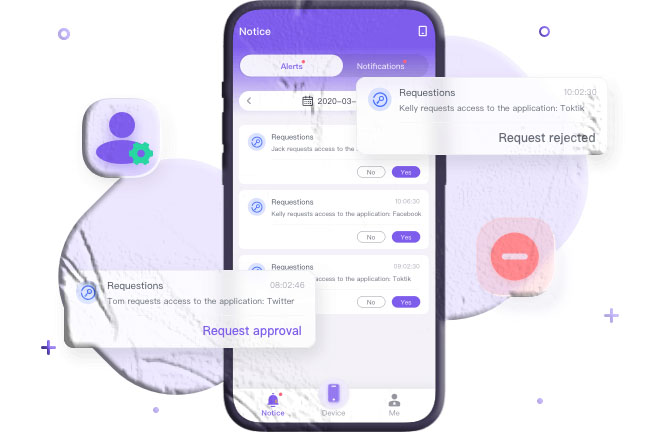 parent reviewing child’s screen time report on a mobile dashboard