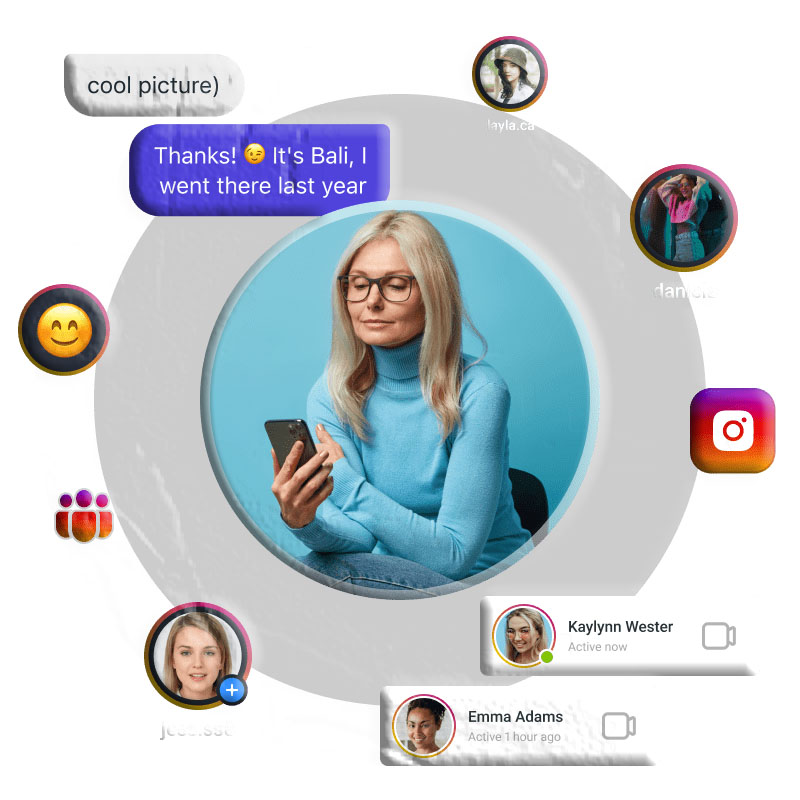 Instagram user enabling Vanish Mode to automatically delete messages from both sides