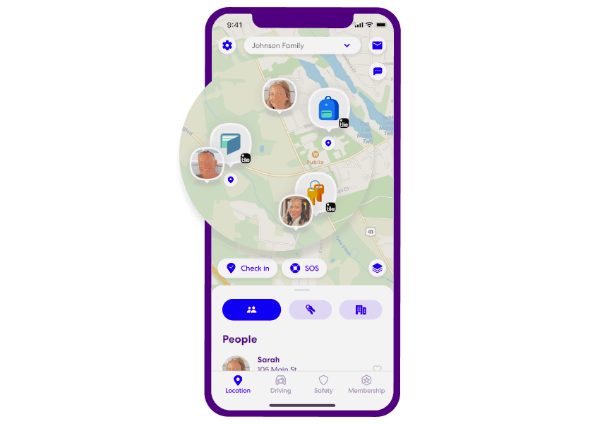 SpyZee geofence and location tracking interface