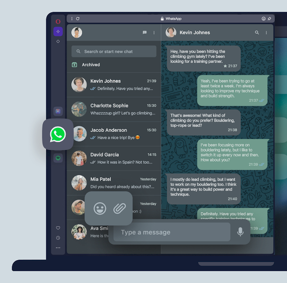 User deleting a WhatsApp message using “Delete for Everyone”